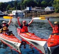 Kayaking on the Sunshine Coast