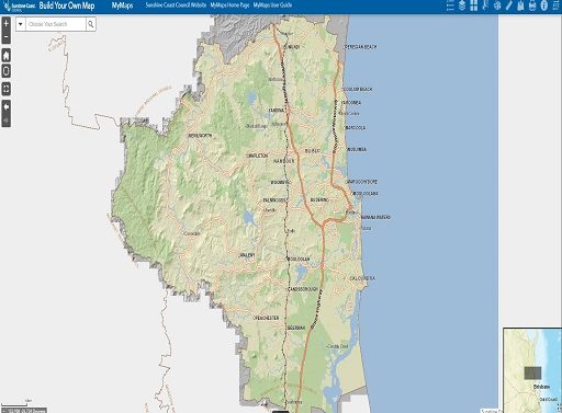 Interactive Mapping on the Sunshine Coast