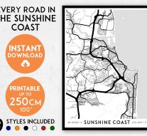 Queensland Map – Sunshine Coast